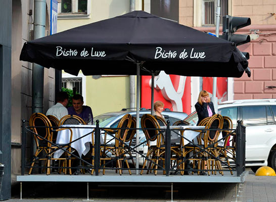 Уличный зонт для кафе 3х3м